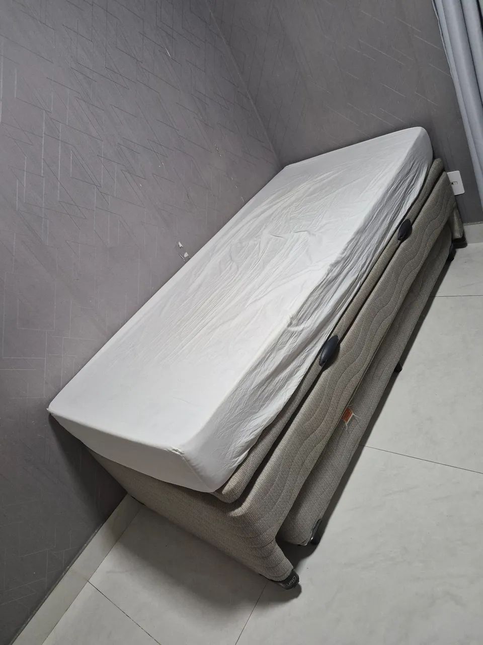 Cama box bau c cama auxilias e colchão  - Foto 3