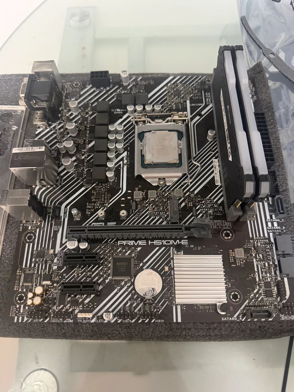 PLACA MAE MEMORIA RAM DDR4 PROCESSADOR I5 - Foto 5
