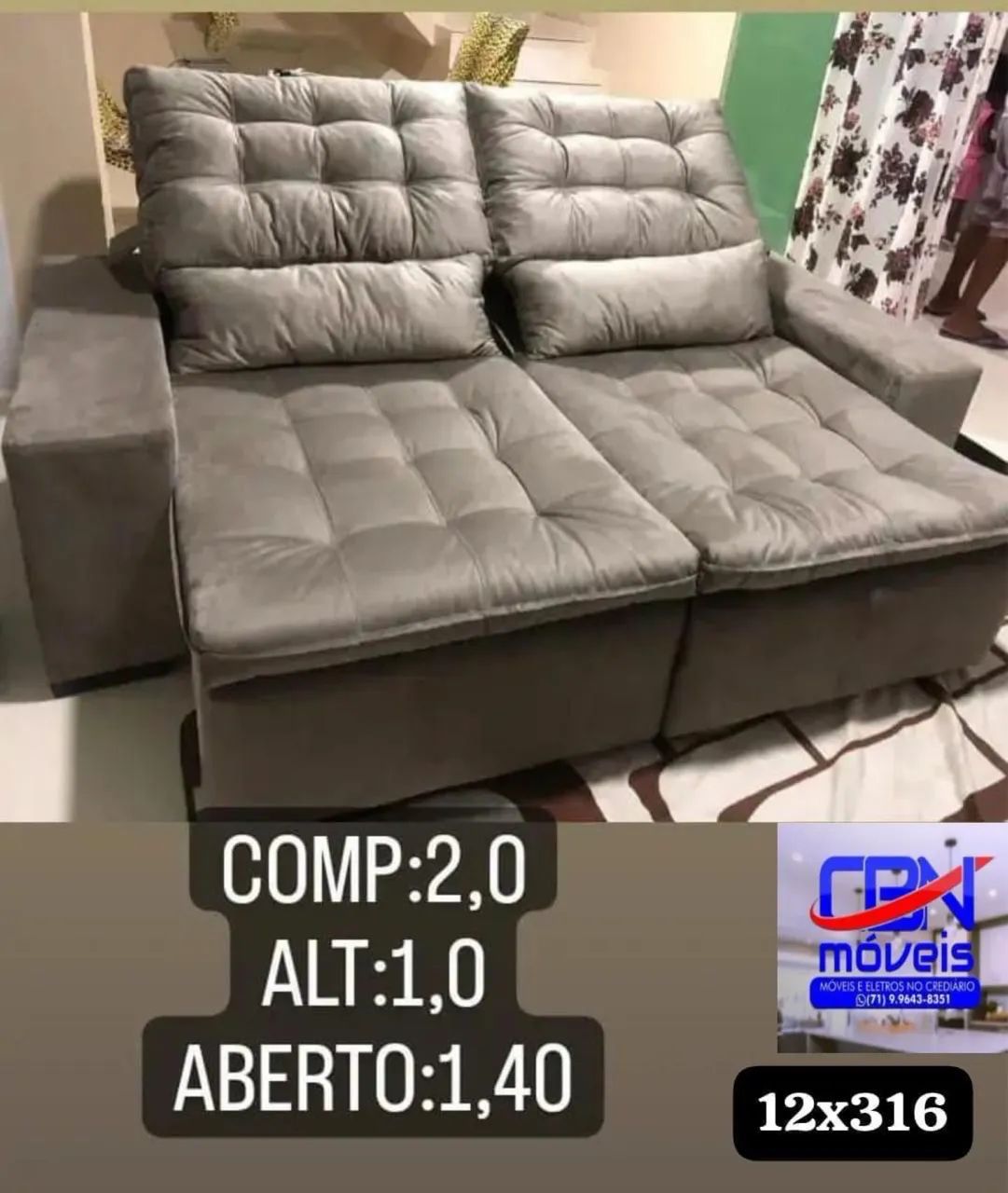 Móveis e eletro no crediário  - Foto 2