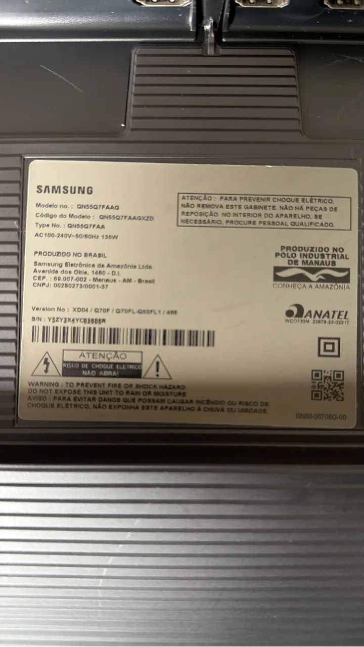 Vendo tv Samsung 55 polegadas para tira peça - Foto 2