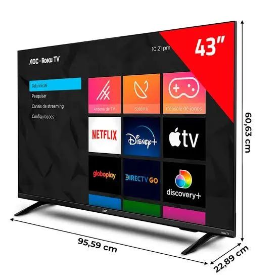 TV AOC ROKU 43  - Foto 2