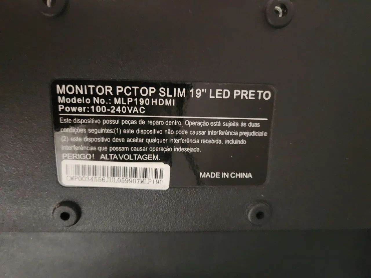 Monitor PCTOP SLIM 19" LED HDMI - Foto 3