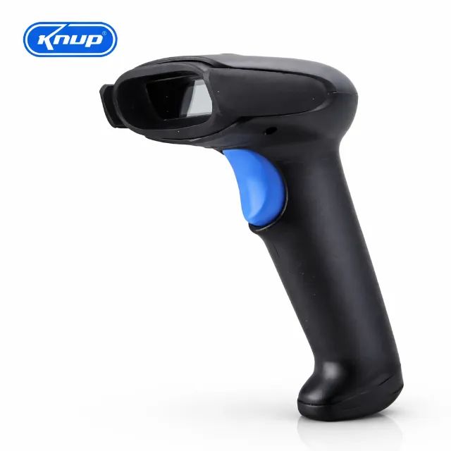 Leitor Código de Barras Sem Fio Knup KP-1018A Laser 1D USB POS Comercial pode retirar no l