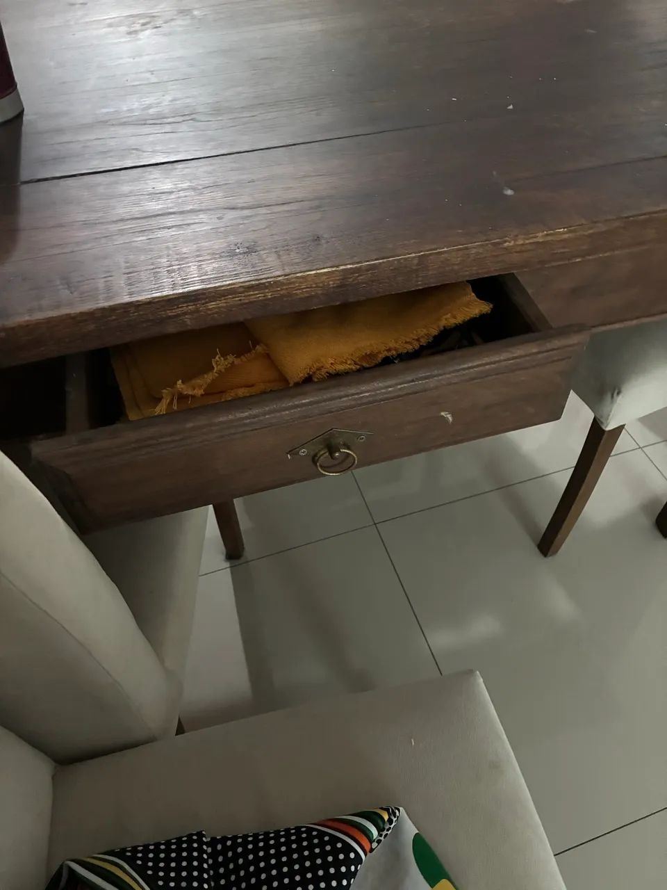 Mesa 6 lugares 180/60 cm NÃO ACOMPANHA CADEIRAS - Foto 2