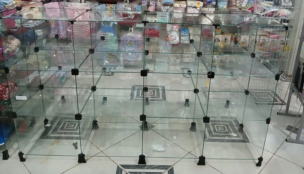 Vitrine Expositora de Vidro Modular - Foto 4
