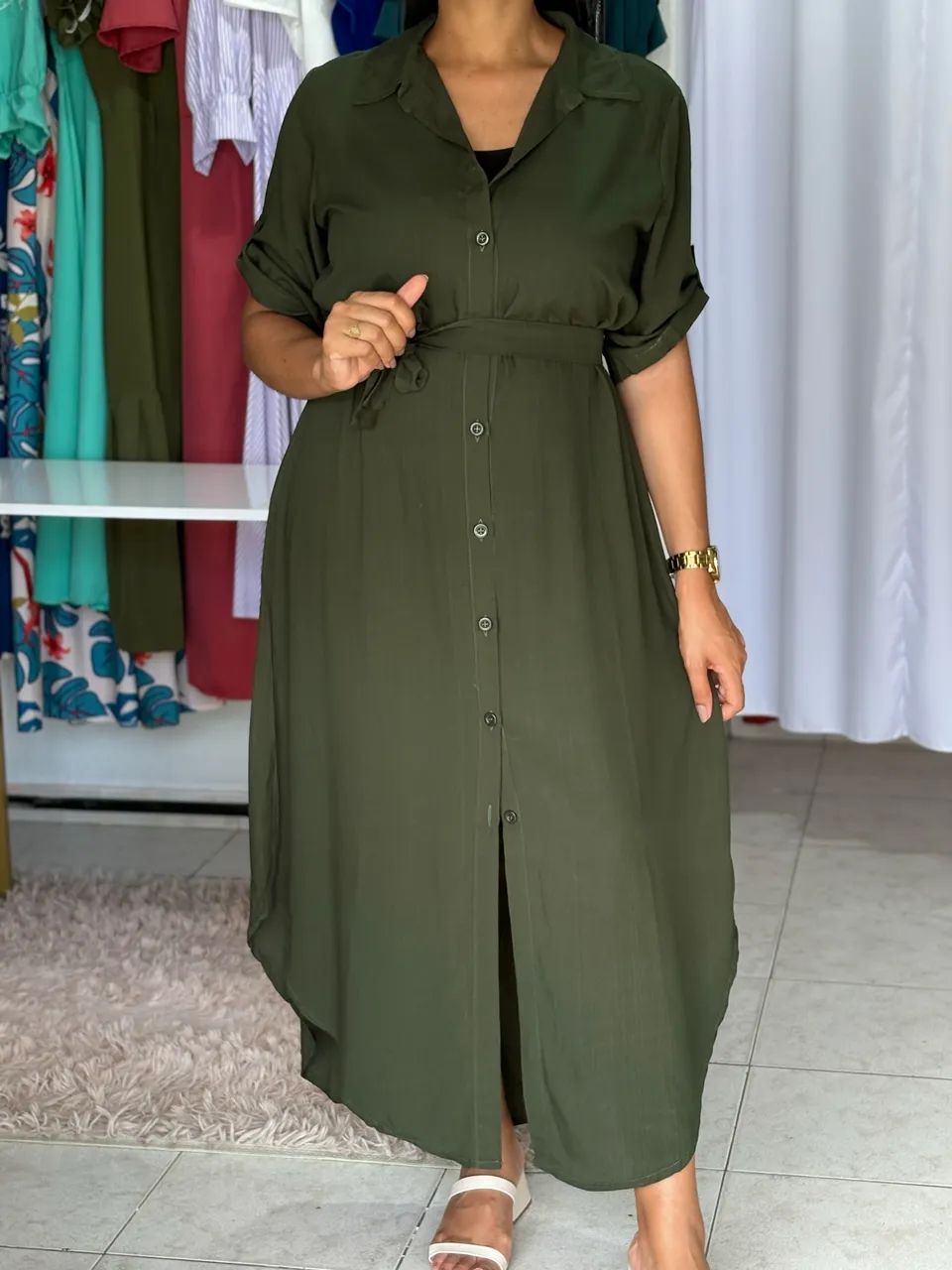 Vestidos chemise- promoção  - Foto 4