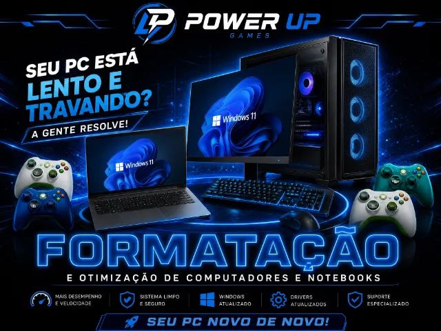 Serviço de Formatação e Otimização de PC e Notebook
