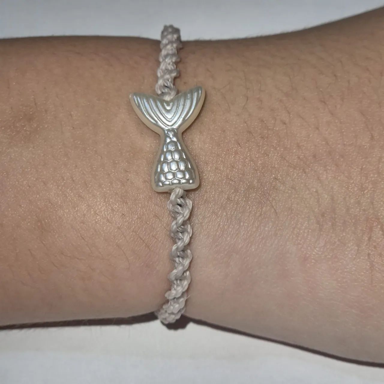 Pulseiras macramês com miçangas do mar - Foto 3
