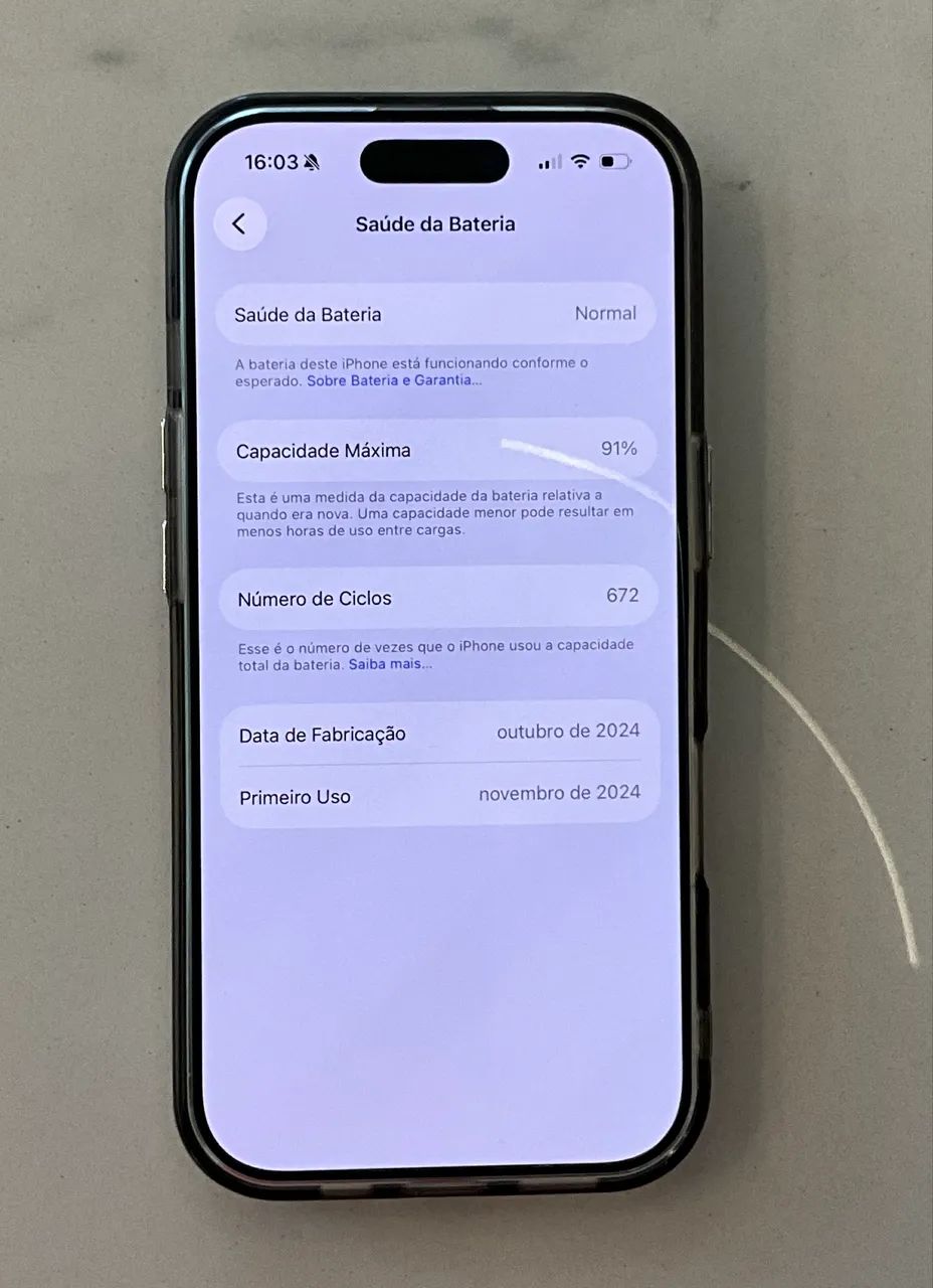 iPhone 16 Pro 512gb - bateria 91%  - Foto 4