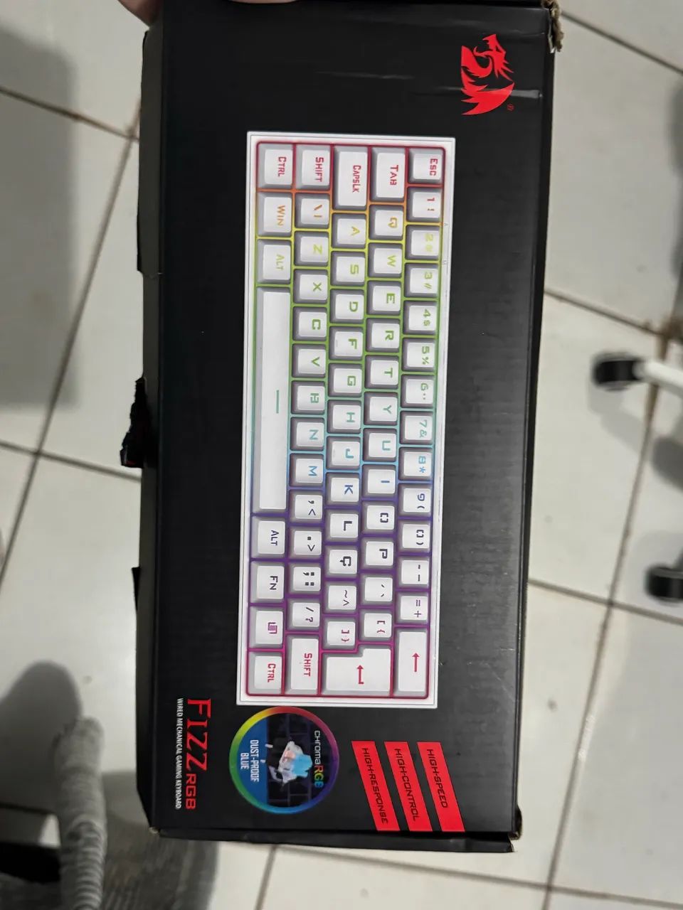 Teclado mecânico Fizz K617 white