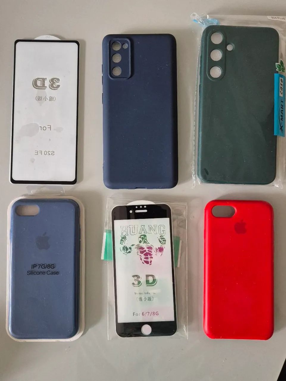 Acessórios para Iphone e Samsung novos e seminovos