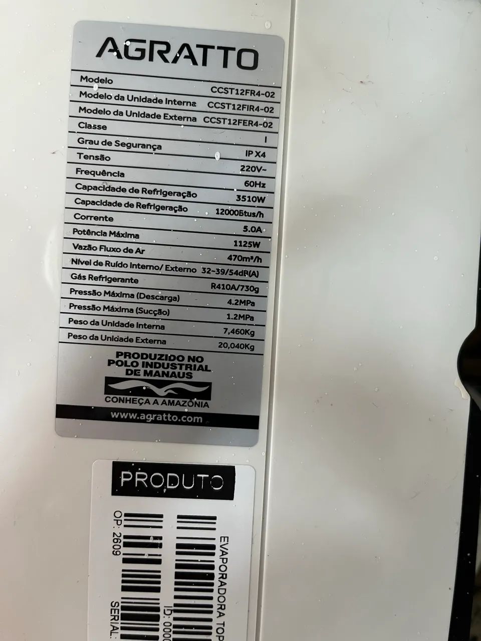 Ar condicionado split Agratto 220v - Foto 3
