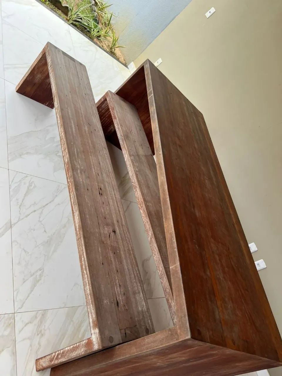 Mesa madeira era externa  - Foto 4