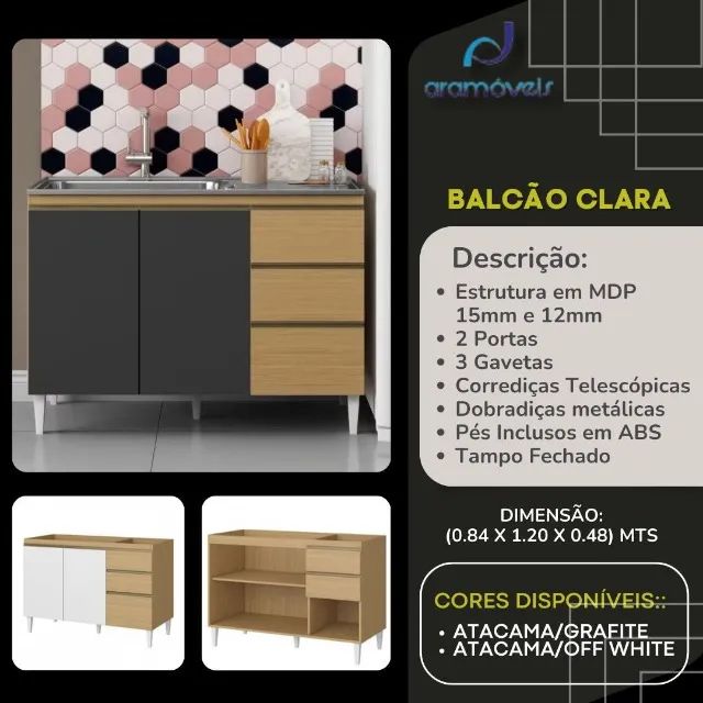 Balcão Clara Novo