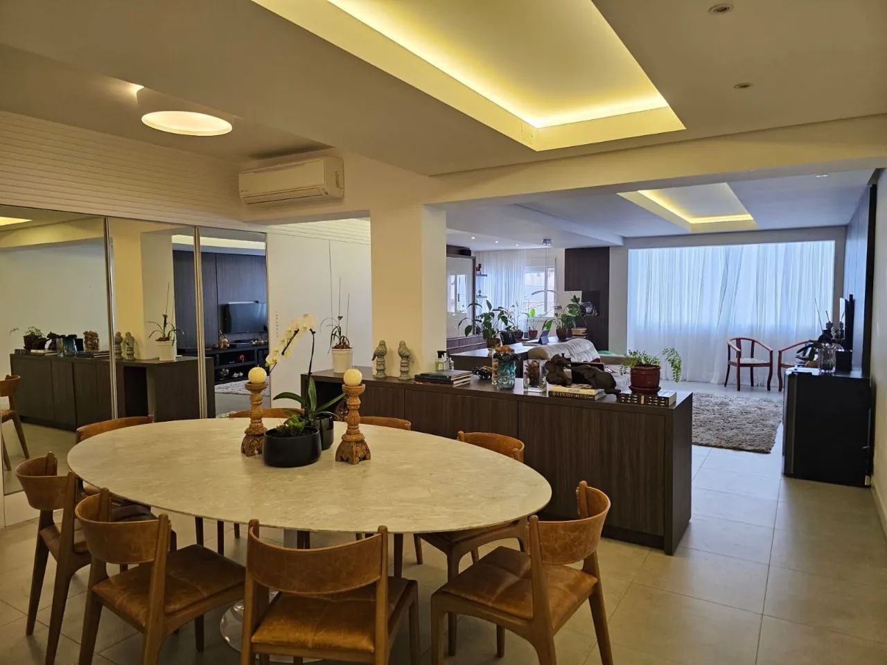Apartamento de 3 quartos, mobiliado no Centro