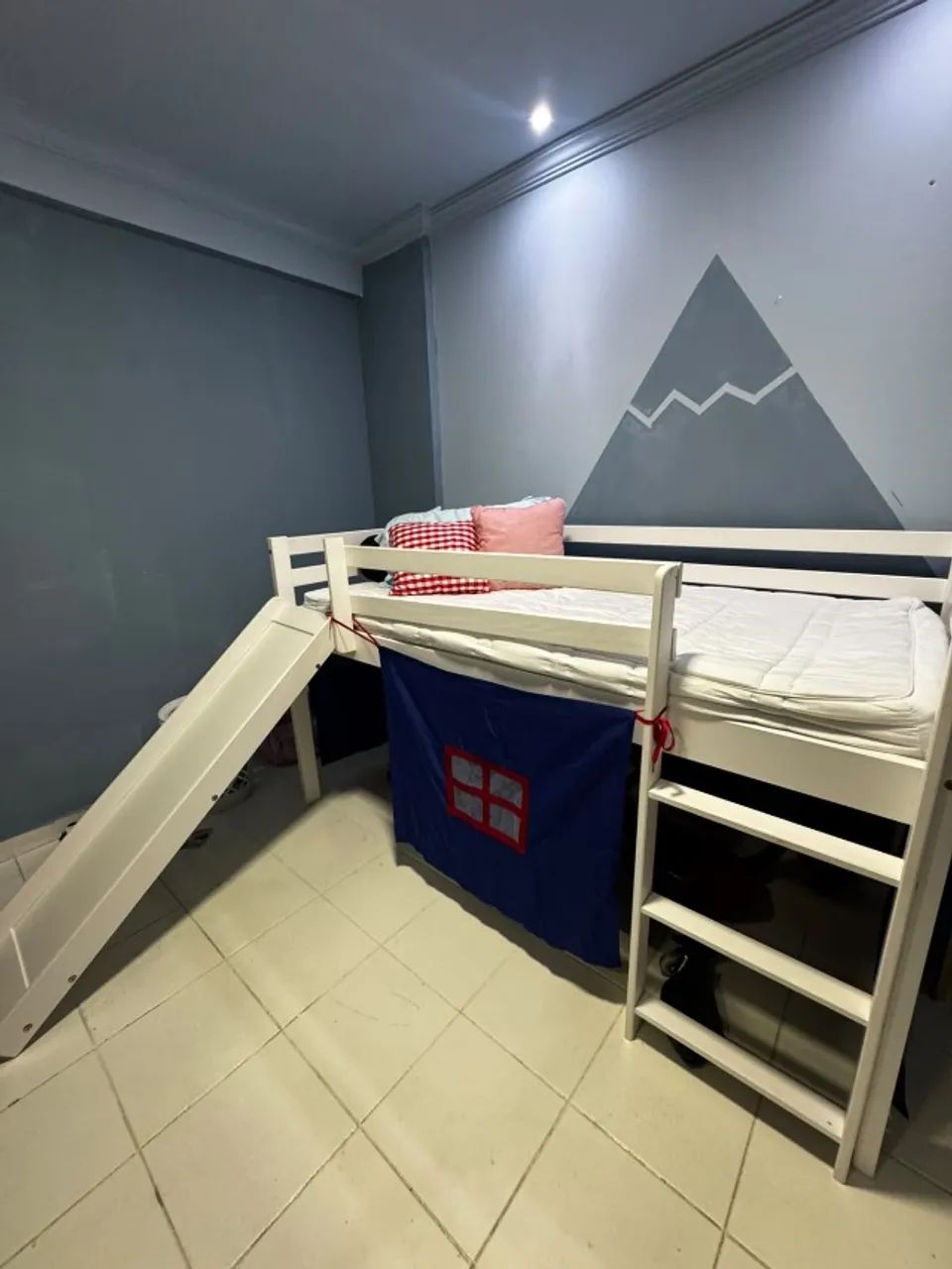 Cama Infantil Elevada com Escorregador - Foto 3