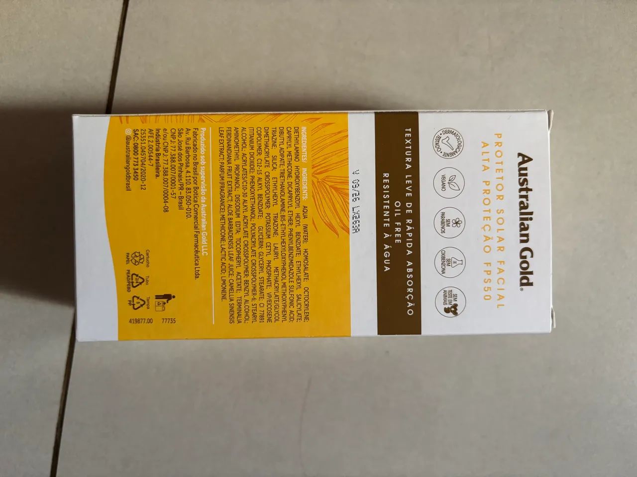 Protetor solar lacrado fator 50 australian gold  - Foto 4
