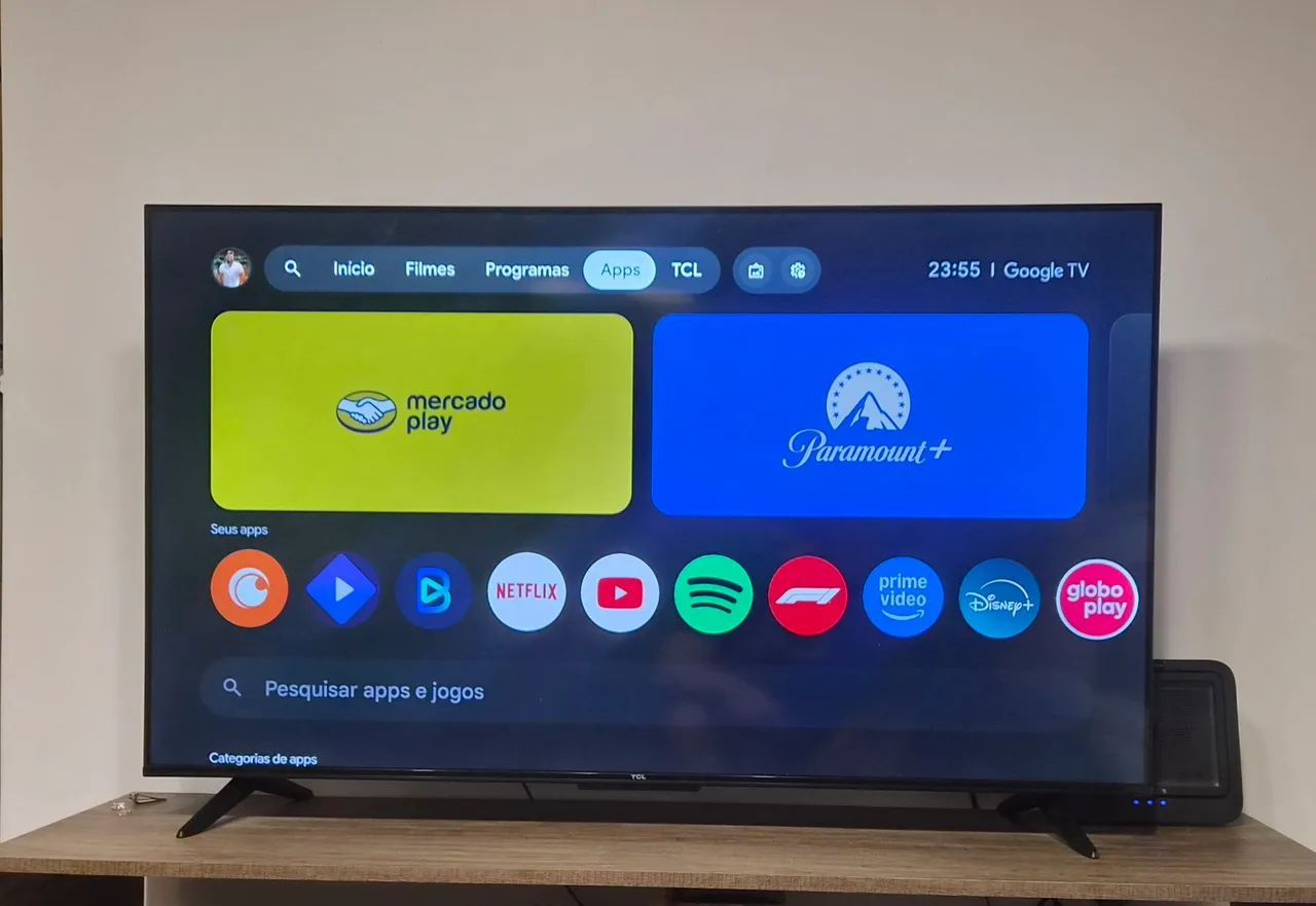 Smart TV TCL 55 Polegadas Google TV