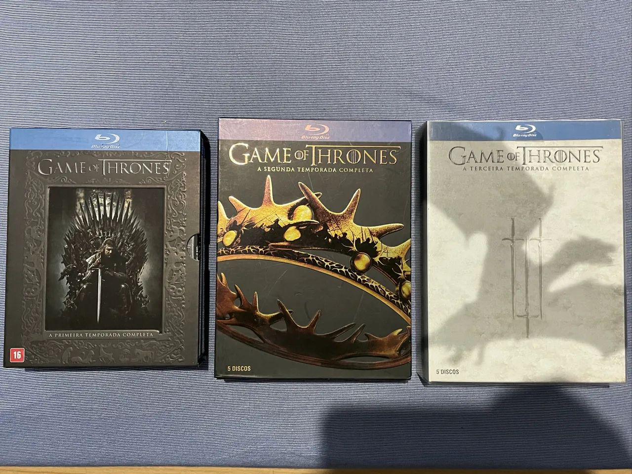Game of Thrones (1ª, 2ª e 3ª temporada - Bluray)