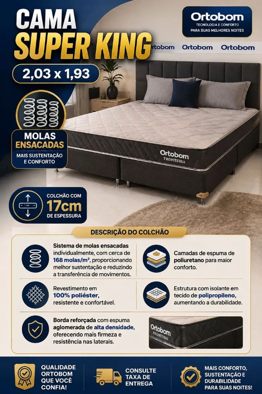 Cama Super King R$1.999,00 - Foto 2