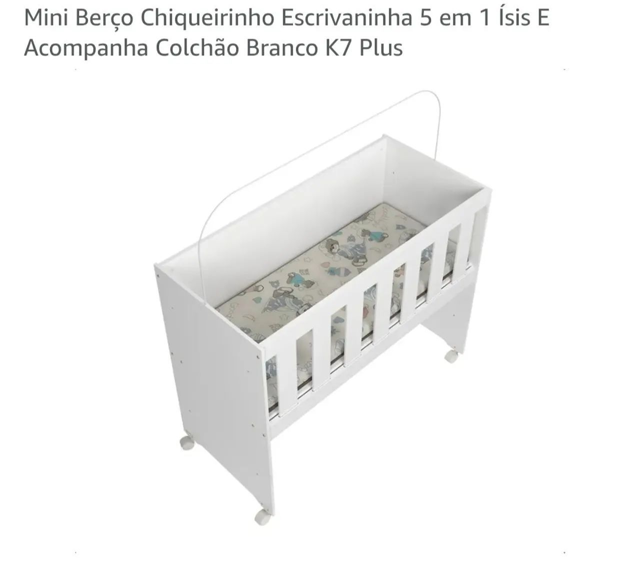 2x1 Berço e escrivaninha  - Foto 2