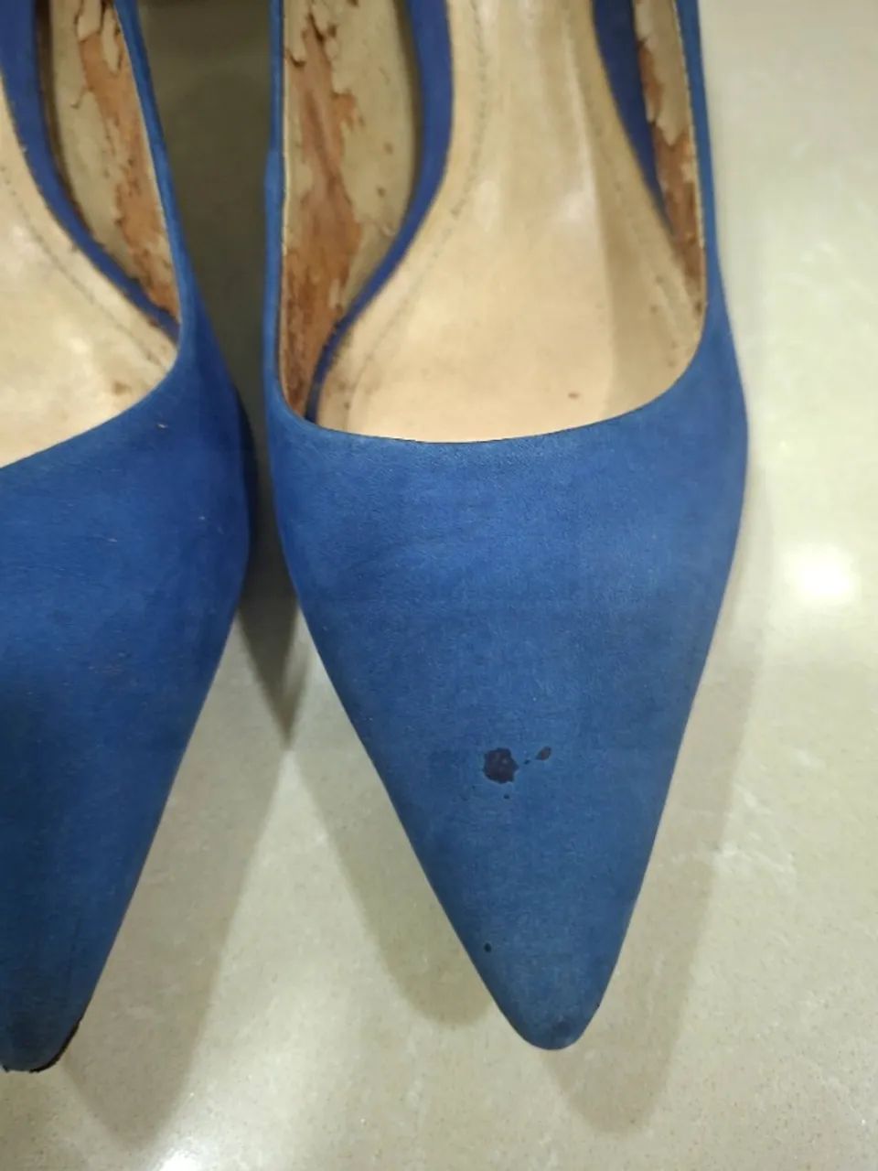Scarpin Schutz azul 38 - Foto 3