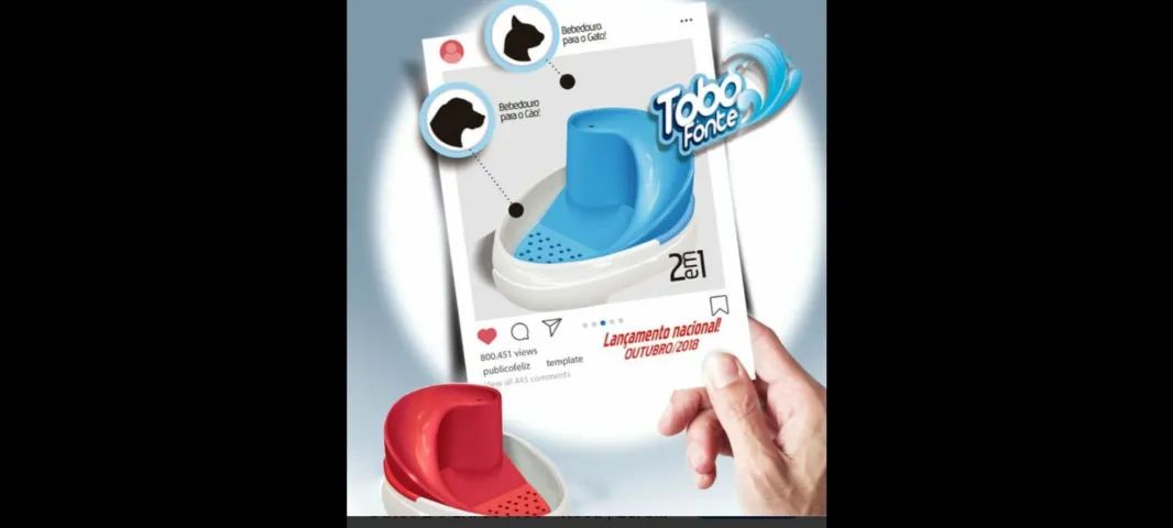 Bebedouro elétrico para cães e gatos  - Foto 2