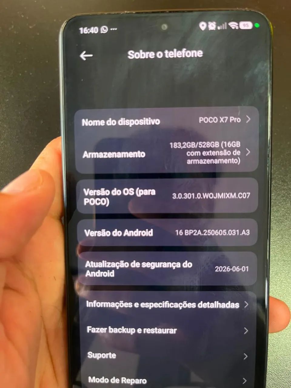 vende-se celular poco X7 PRO 