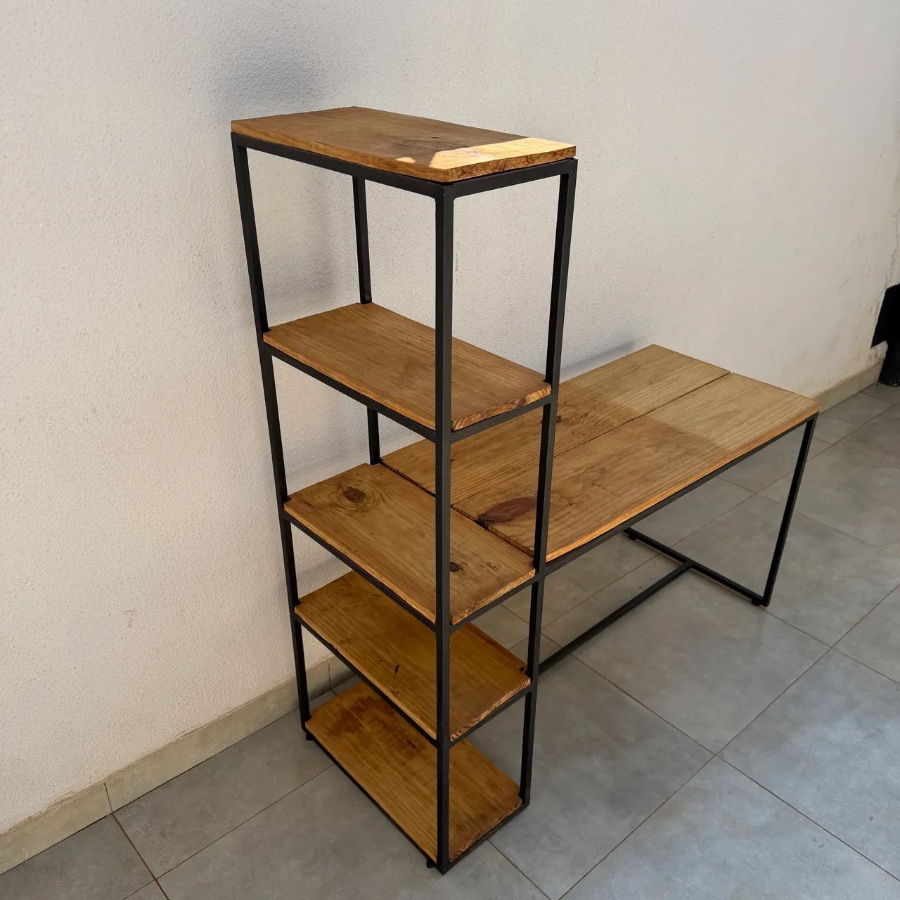 Mesa estilo industrial para computador - Foto 2