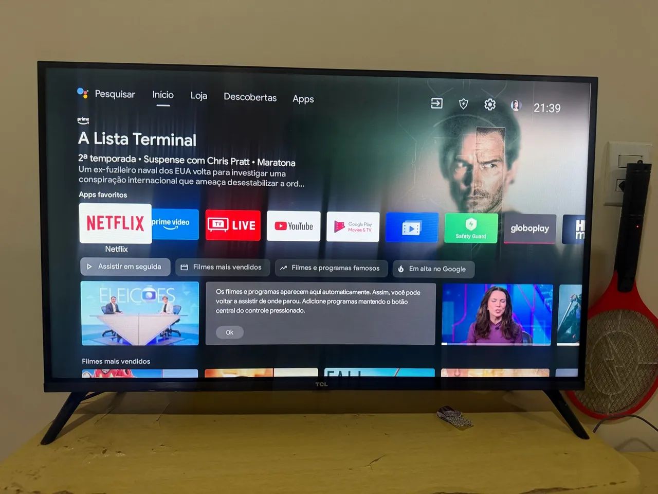 Vendo Smart TCL 32 polegadas Android Tv - Foto 2