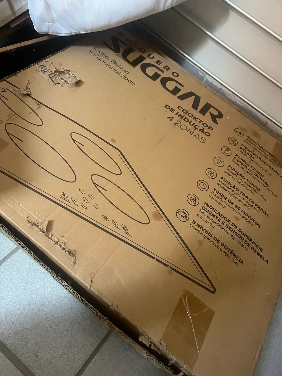 Fogão de indução Suggar 4 bocas NOVO - Foto 2
