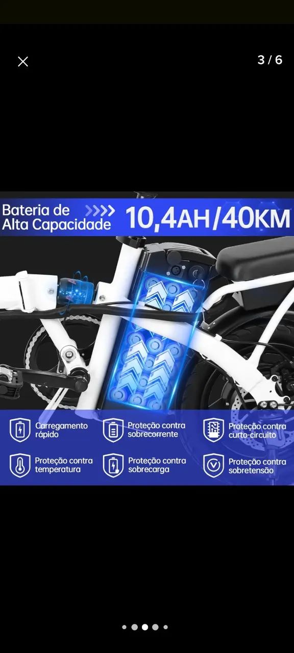 Bicicleta elétrica 