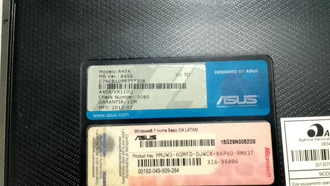 Notebook pra retirada de peça com a placa mãe queimada  - Foto 5