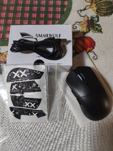 Mouse Tri Mode Paw3311 sem fio Smailwolf RS7 - - Foto 3