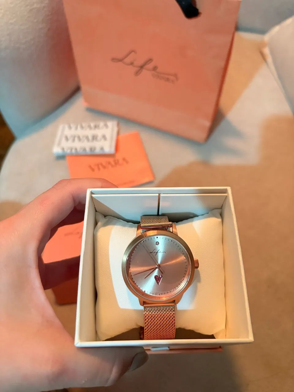 Relógio vivara rose gold - Foto 3