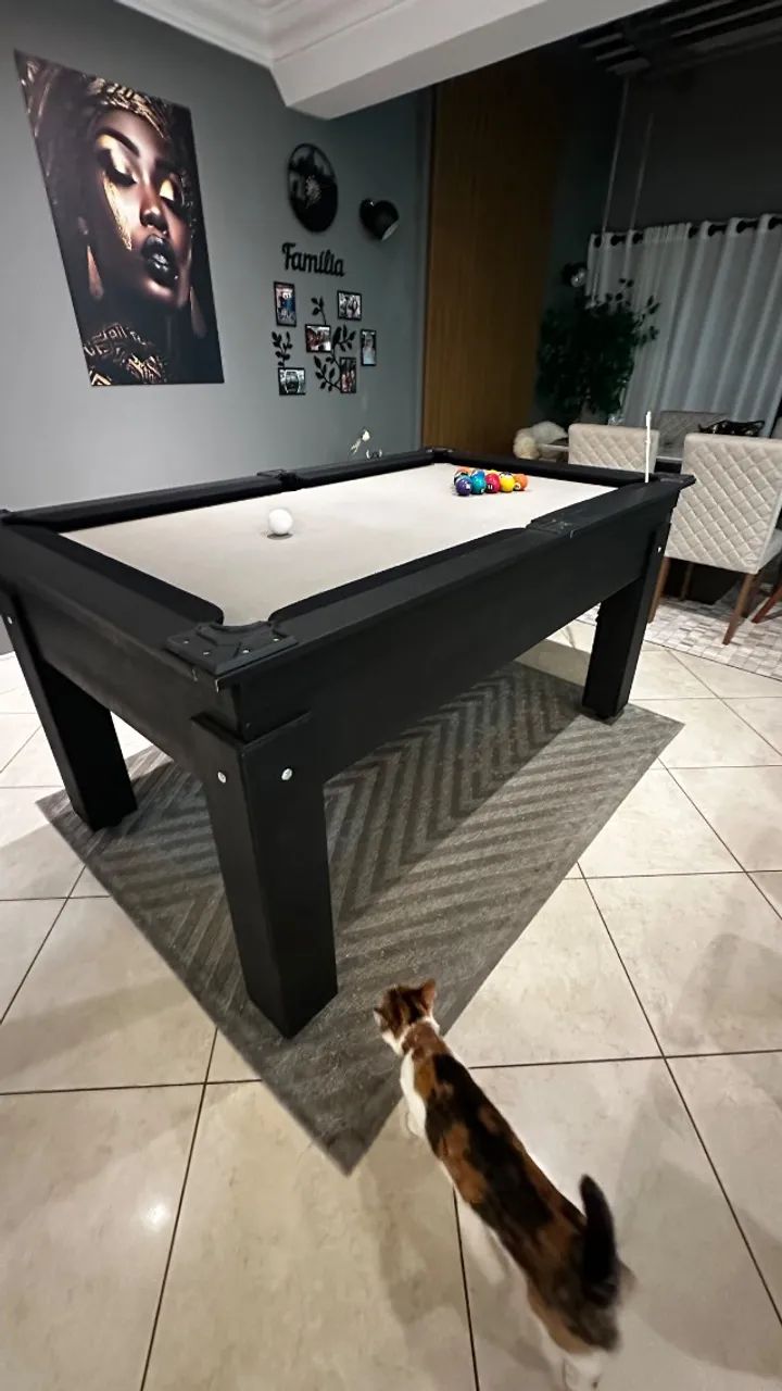 OPORTUNIDADE ÚNICA - MESA DE SINUCA IMPECÁVEL - Foto 2