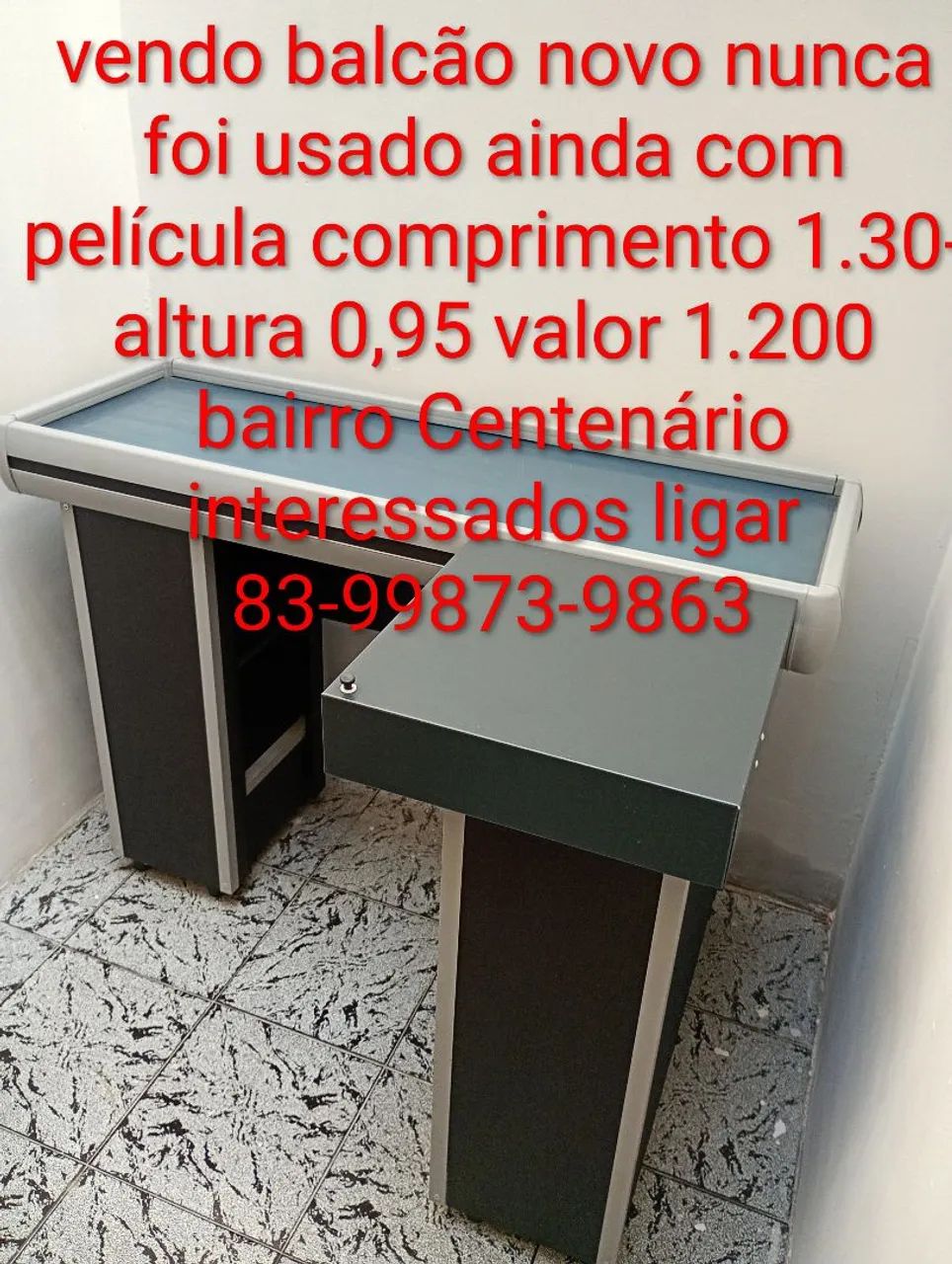 Vendo balcão novo baixou o preço 