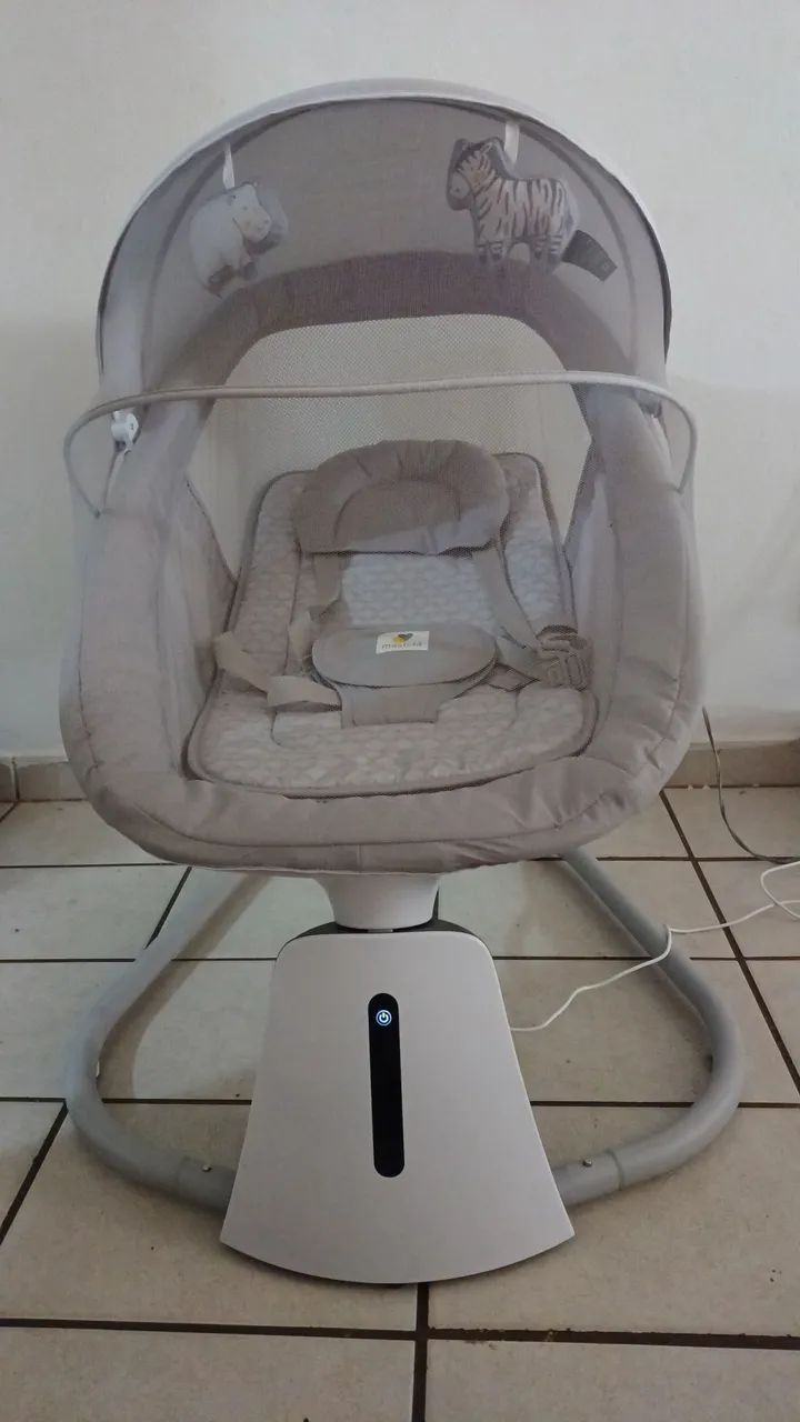 Cadeira de balanço automática mastela com sensor de movimento  - Foto 4