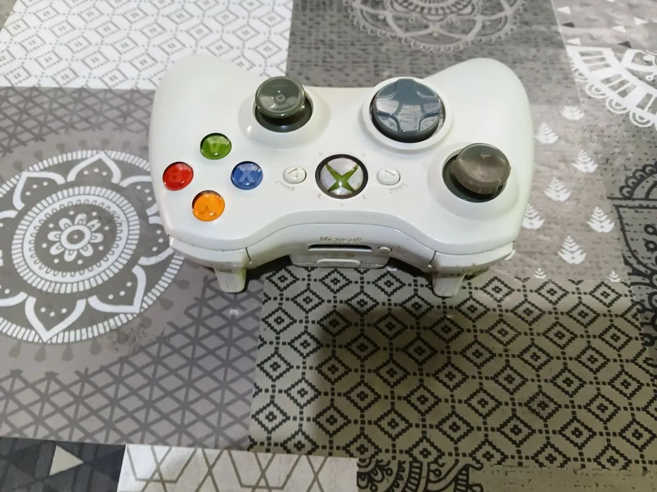 Controle x box 360 branco com defeito - Foto 3
