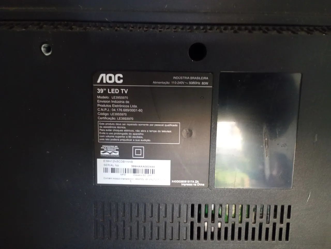 SMART TV AOC 39 POL TELA C/DEFEITO - Foto 3