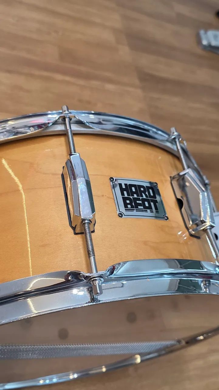 Caixa HARD BEAT GROOVE Maple Sheel 14x6,5" - Foto 2