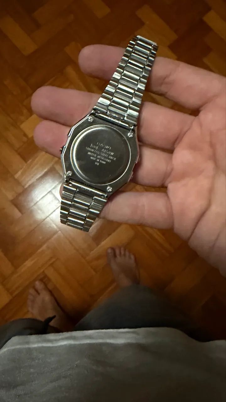 Relógio Cassio Vintage Prata - Foto 2