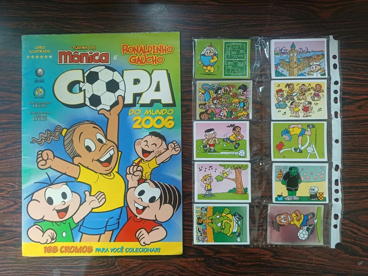 Álbum Turma da Mônica e Ronaldinho Gaúcho - Copa do Mundo 2006