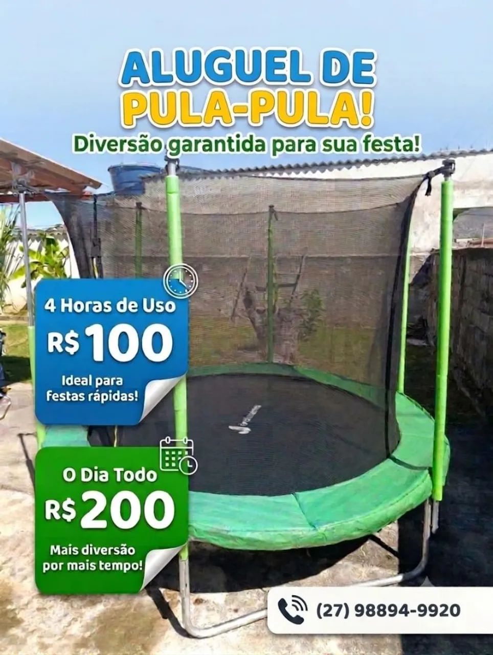 ALUGUEL DE PULA PULA