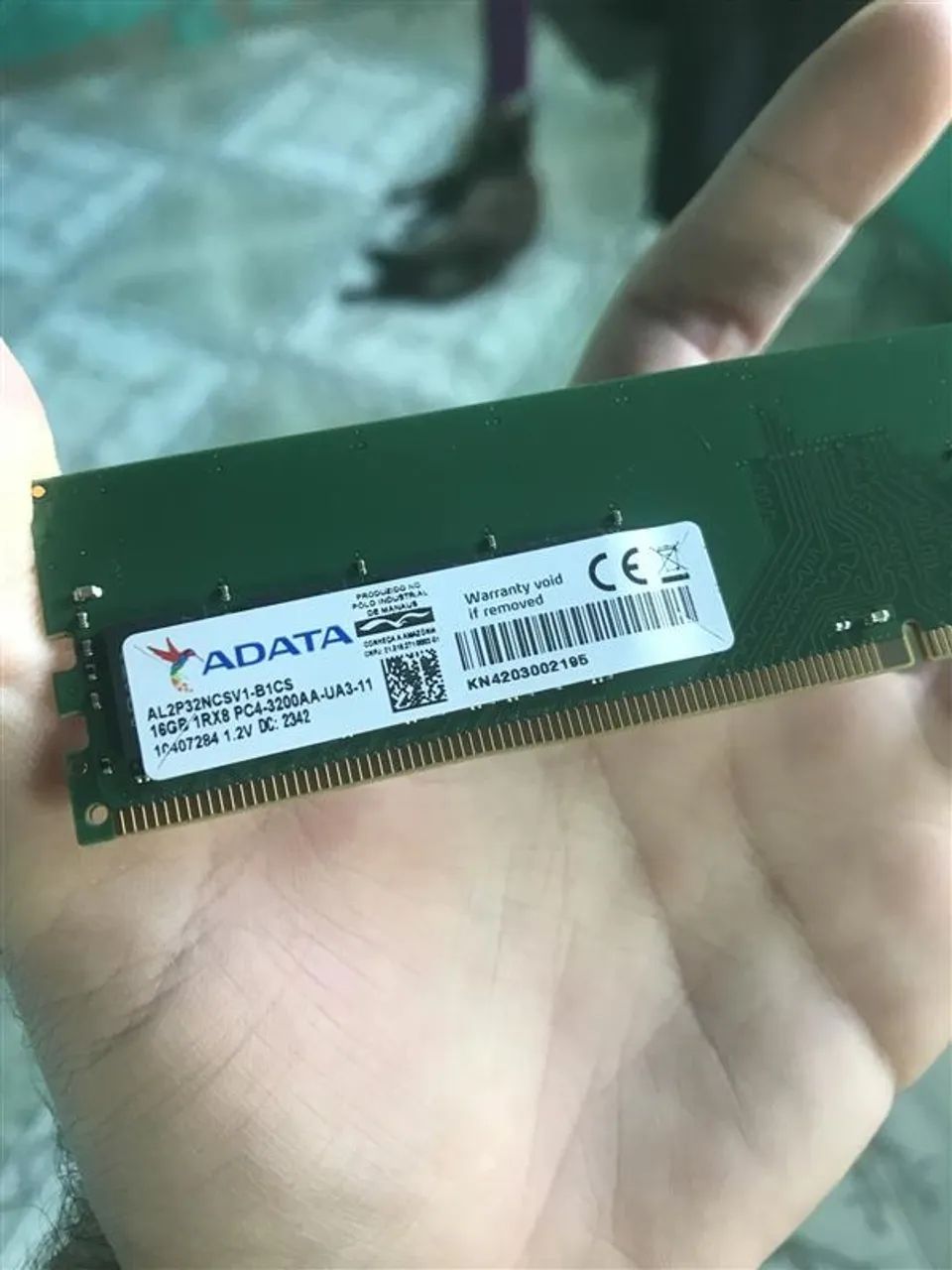 Memoria Ram Desktop Adata Chip SK Hynix 16gb DDR4 3200mhz - Foto 2