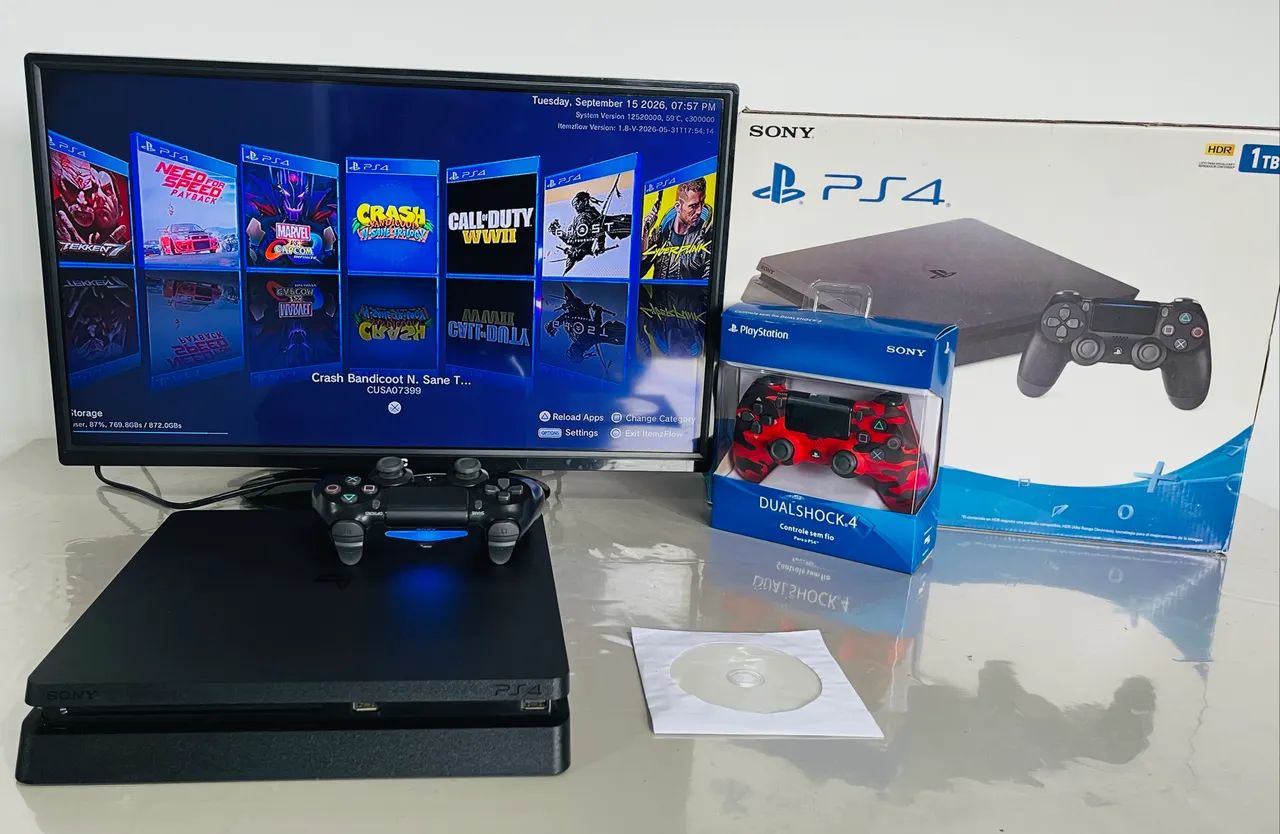 Ps4 Desbloqueado 1Tb  - Foto 2