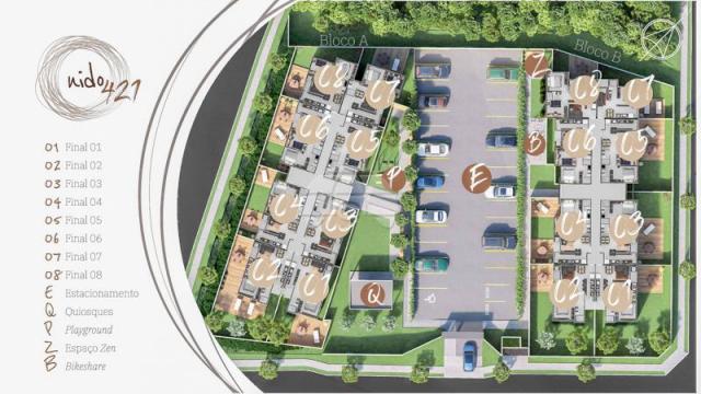 Apartamento à venda com 2 dormitórios em Butiatuvinha, Curitiba cod:144470 - Foto 3
