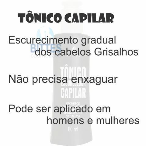 Tônico Capilar Natubelly Preto Escurece Fios Cabelos Branco - Foto 3