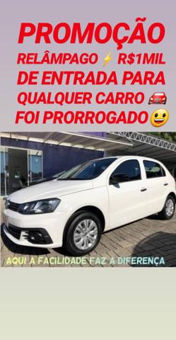 Vw/GOL 1.6 TRENDLINE 2018 COM R$1MIL DE ENTRADA SÓ NA SHOWROOM AUTOMÓVEIS