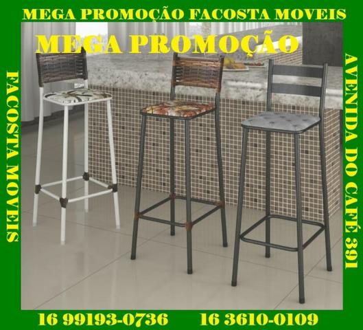 Banqueta alta facosta mega promoção só 68,00